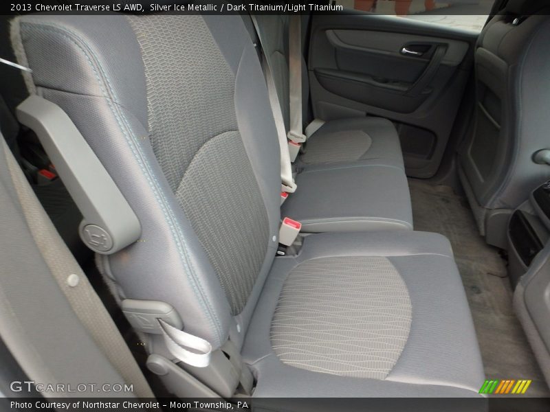 Silver Ice Metallic / Dark Titanium/Light Titanium 2013 Chevrolet Traverse LS AWD