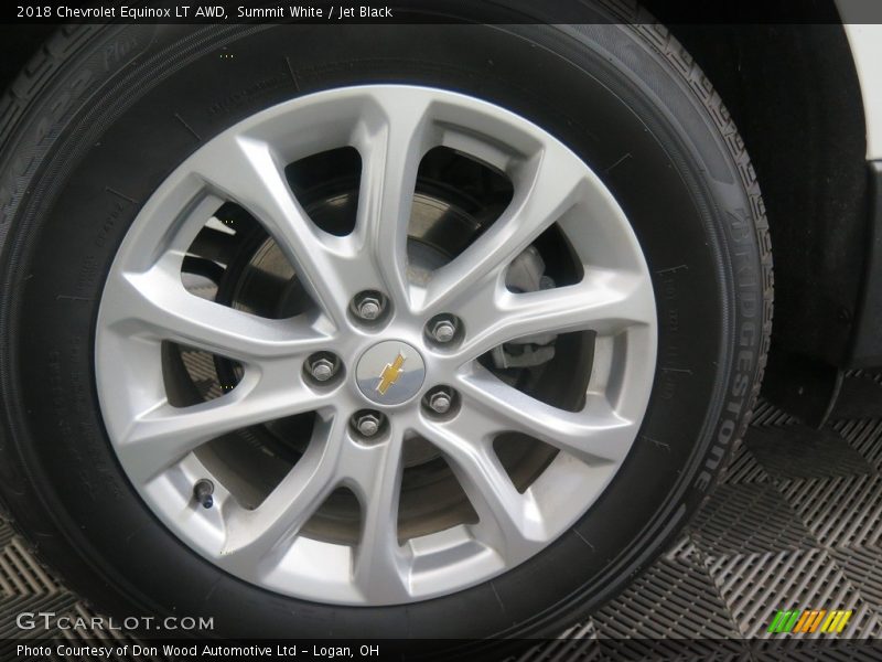Summit White / Jet Black 2018 Chevrolet Equinox LT AWD