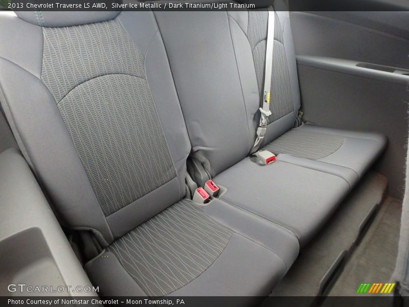 Silver Ice Metallic / Dark Titanium/Light Titanium 2013 Chevrolet Traverse LS AWD