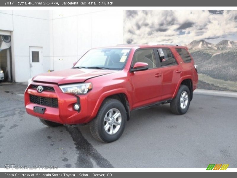 Barcelona Red Metallic / Black 2017 Toyota 4Runner SR5 4x4