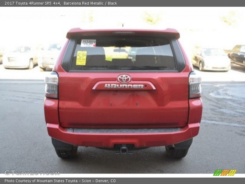 Barcelona Red Metallic / Black 2017 Toyota 4Runner SR5 4x4