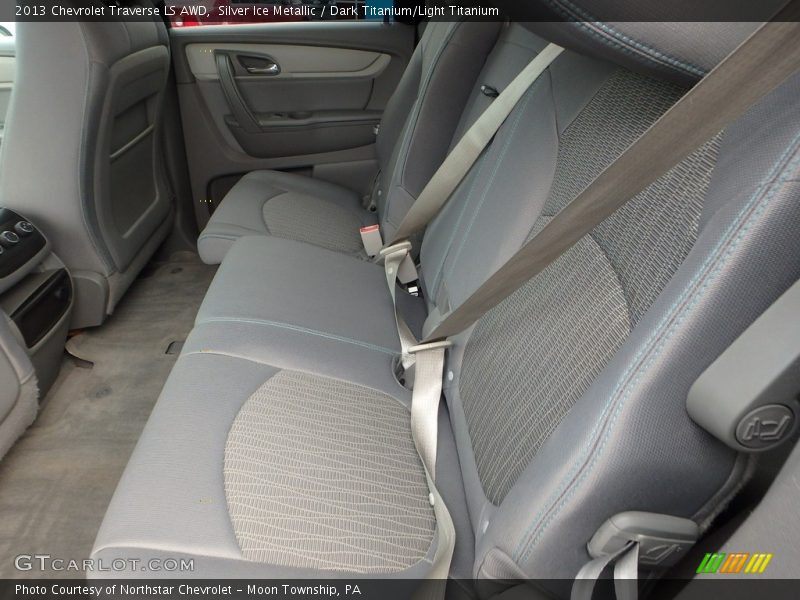 Silver Ice Metallic / Dark Titanium/Light Titanium 2013 Chevrolet Traverse LS AWD