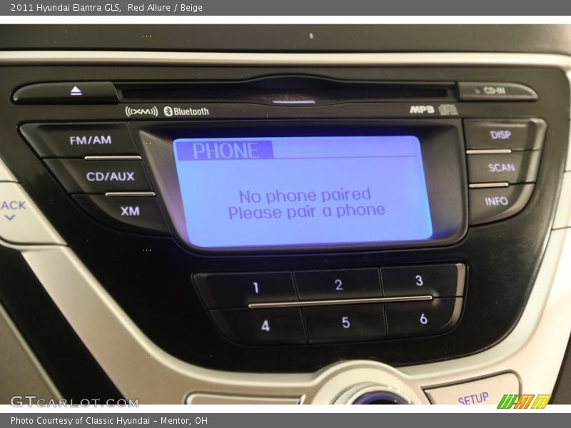 Red Allure / Beige 2011 Hyundai Elantra GLS