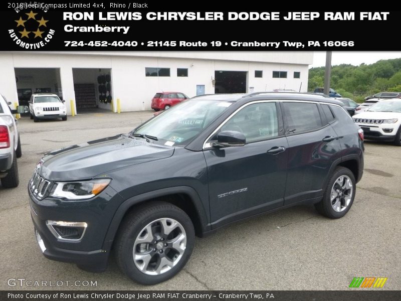 Rhino / Black 2018 Jeep Compass Limited 4x4