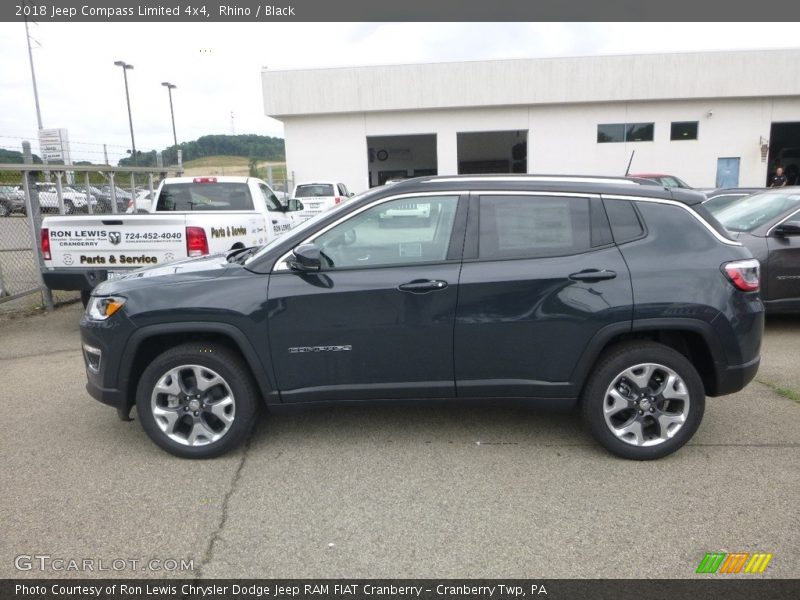Rhino / Black 2018 Jeep Compass Limited 4x4