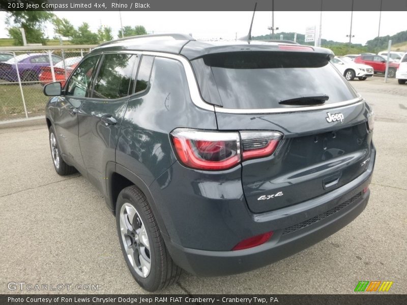 Rhino / Black 2018 Jeep Compass Limited 4x4