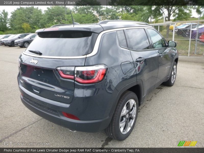 Rhino / Black 2018 Jeep Compass Limited 4x4
