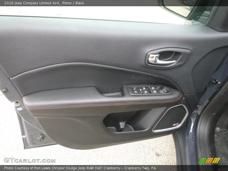 Rhino / Black 2018 Jeep Compass Limited 4x4