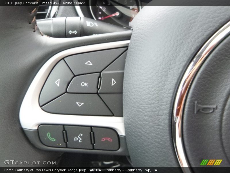 Rhino / Black 2018 Jeep Compass Limited 4x4