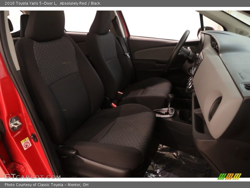 Absolutely Red / Black 2016 Toyota Yaris 5-Door L