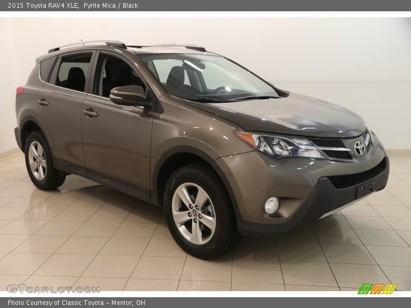 Pyrite Mica / Black 2015 Toyota RAV4 XLE