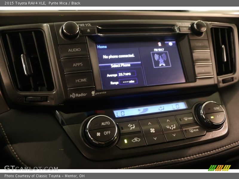 Pyrite Mica / Black 2015 Toyota RAV4 XLE