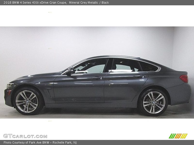 Mineral Grey Metallic / Black 2018 BMW 4 Series 430i xDrive Gran Coupe