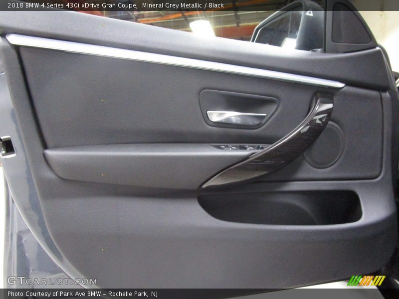 Mineral Grey Metallic / Black 2018 BMW 4 Series 430i xDrive Gran Coupe
