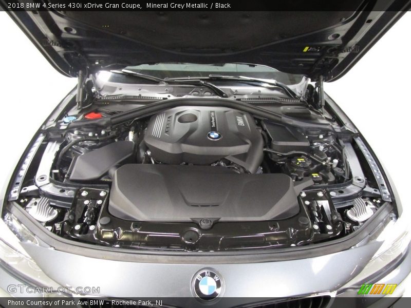 Mineral Grey Metallic / Black 2018 BMW 4 Series 430i xDrive Gran Coupe