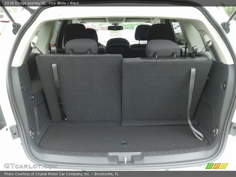 Vice White / Black 2018 Dodge Journey SE