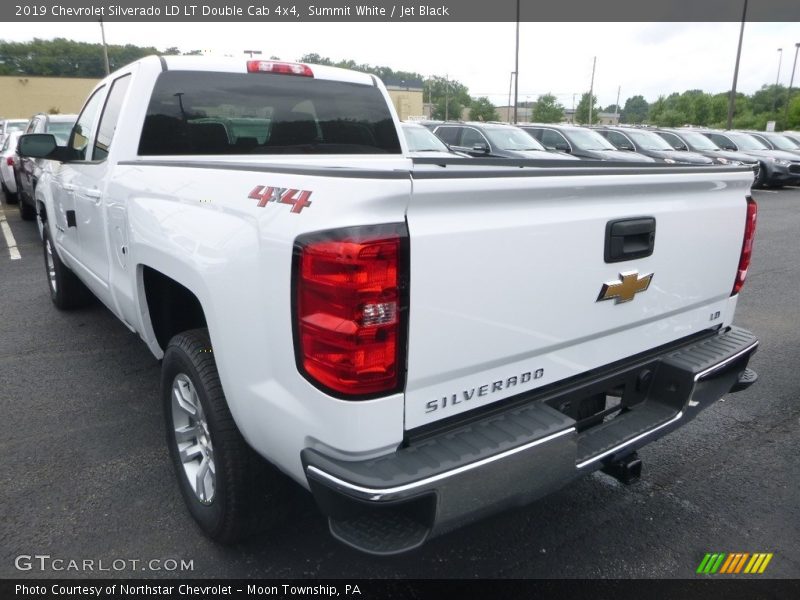 Summit White / Jet Black 2019 Chevrolet Silverado LD LT Double Cab 4x4
