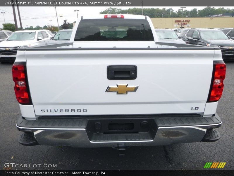 Summit White / Jet Black 2019 Chevrolet Silverado LD LT Double Cab 4x4