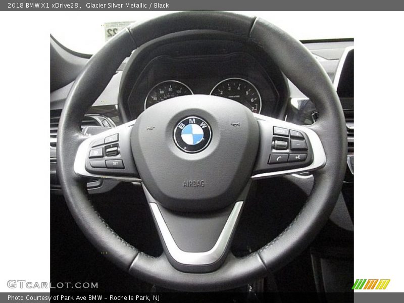 Glacier Silver Metallic / Black 2018 BMW X1 xDrive28i
