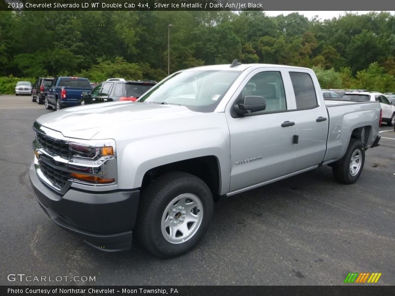 Front 3/4 View of 2019 Silverado LD WT Double Cab 4x4