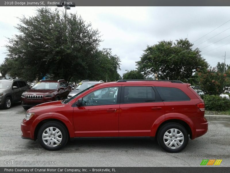 Redline / Black 2018 Dodge Journey SE