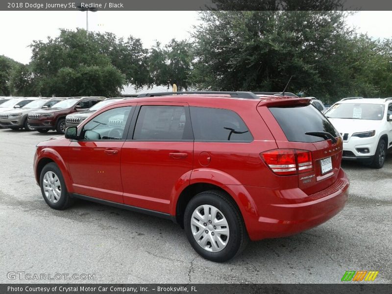Redline / Black 2018 Dodge Journey SE