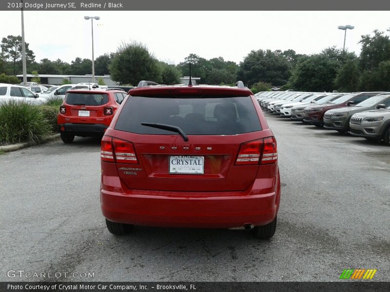 Redline / Black 2018 Dodge Journey SE