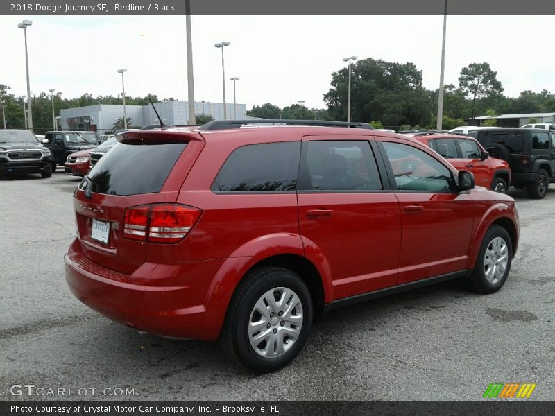 Redline / Black 2018 Dodge Journey SE
