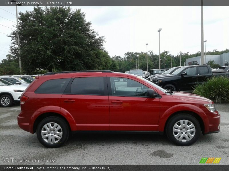 Redline / Black 2018 Dodge Journey SE