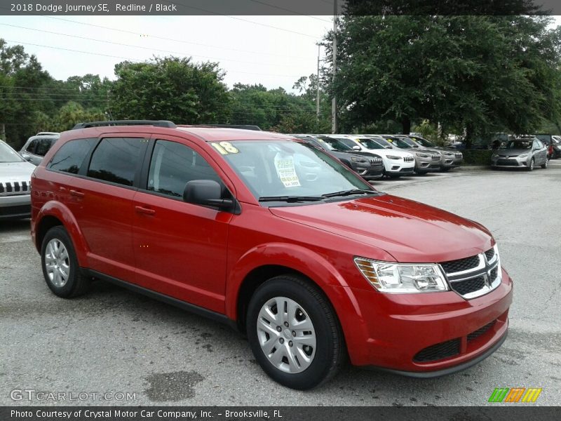 Redline / Black 2018 Dodge Journey SE
