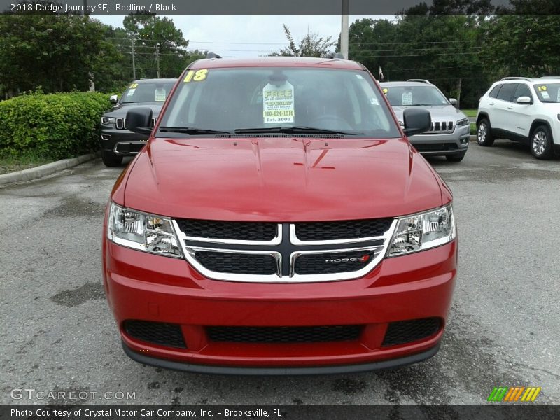 Redline / Black 2018 Dodge Journey SE