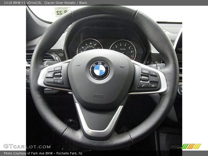 Glacier Silver Metallic / Black 2018 BMW X1 xDrive28i