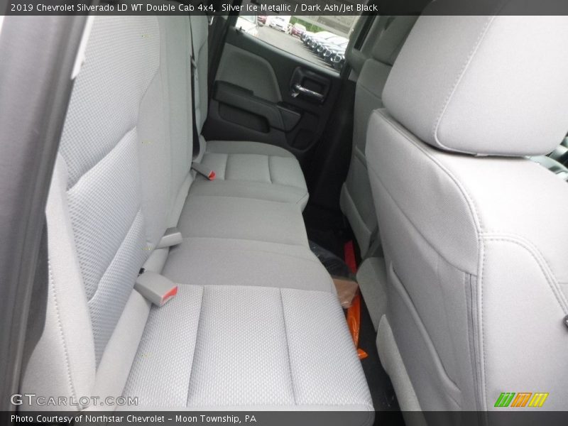 Rear Seat of 2019 Silverado LD WT Double Cab 4x4