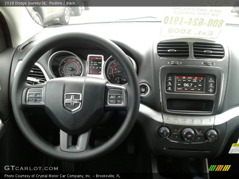 Redline / Black 2018 Dodge Journey SE