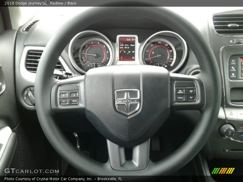 Redline / Black 2018 Dodge Journey SE