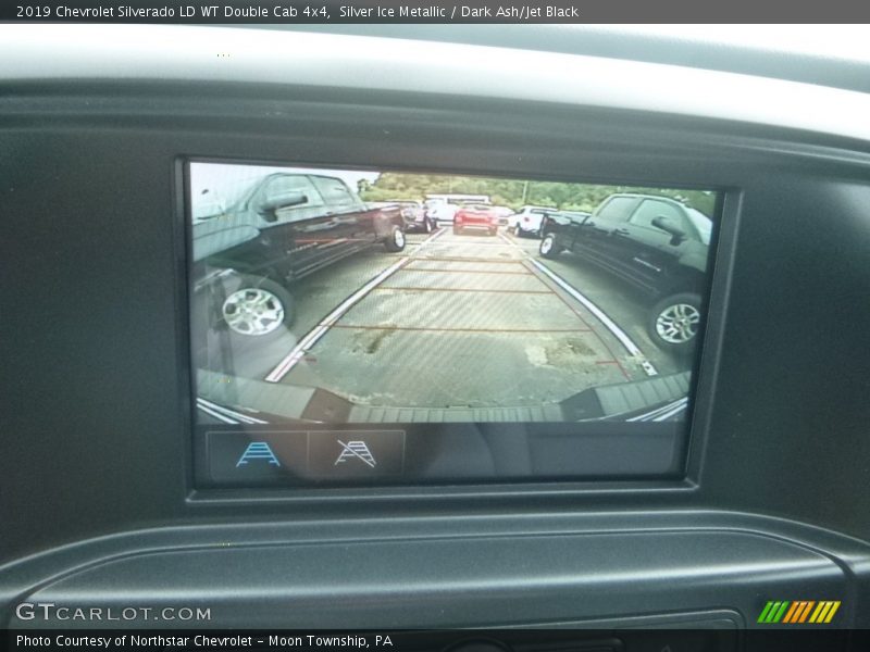 Silver Ice Metallic / Dark Ash/Jet Black 2019 Chevrolet Silverado LD WT Double Cab 4x4
