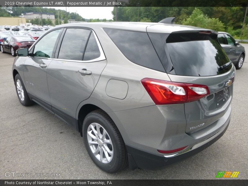 Pepperdust Metallic / Jet Black 2019 Chevrolet Equinox LT AWD