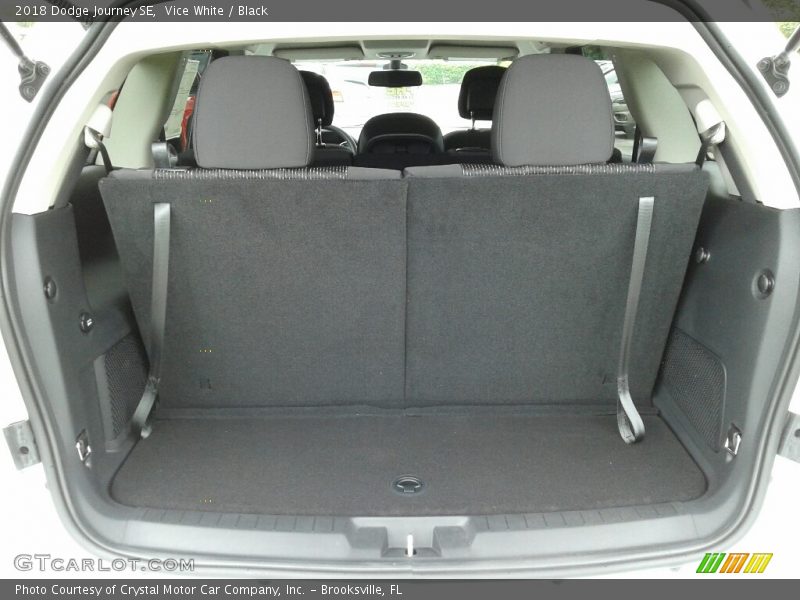 Vice White / Black 2018 Dodge Journey SE