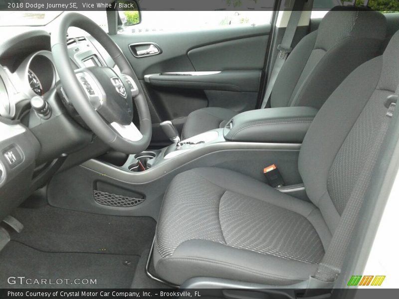 Vice White / Black 2018 Dodge Journey SE