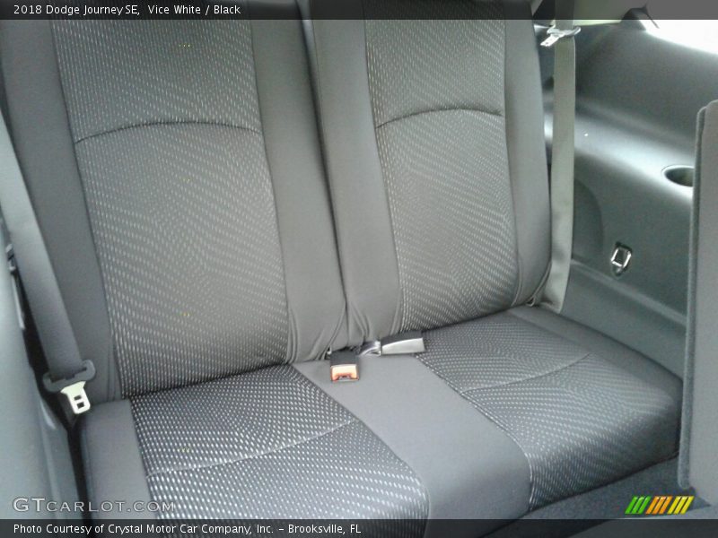 Vice White / Black 2018 Dodge Journey SE