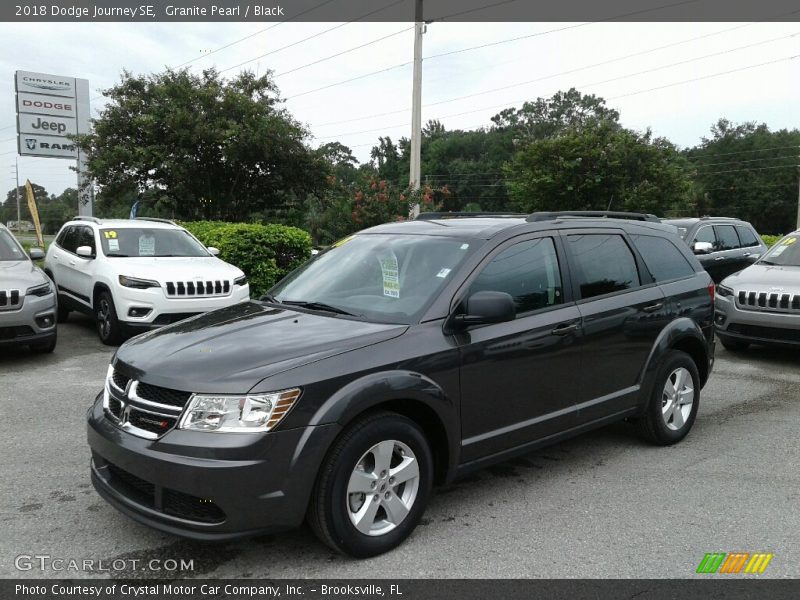 Granite Pearl / Black 2018 Dodge Journey SE