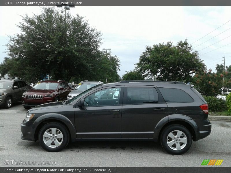 Granite Pearl / Black 2018 Dodge Journey SE