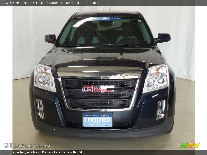 Dark Sapphire Blue Metallic / Jet Black 2015 GMC Terrain SLE