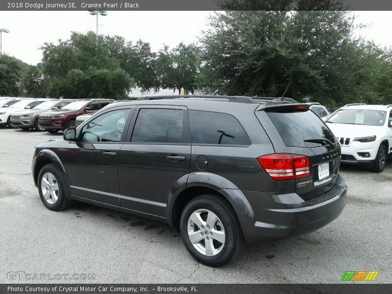 Granite Pearl / Black 2018 Dodge Journey SE