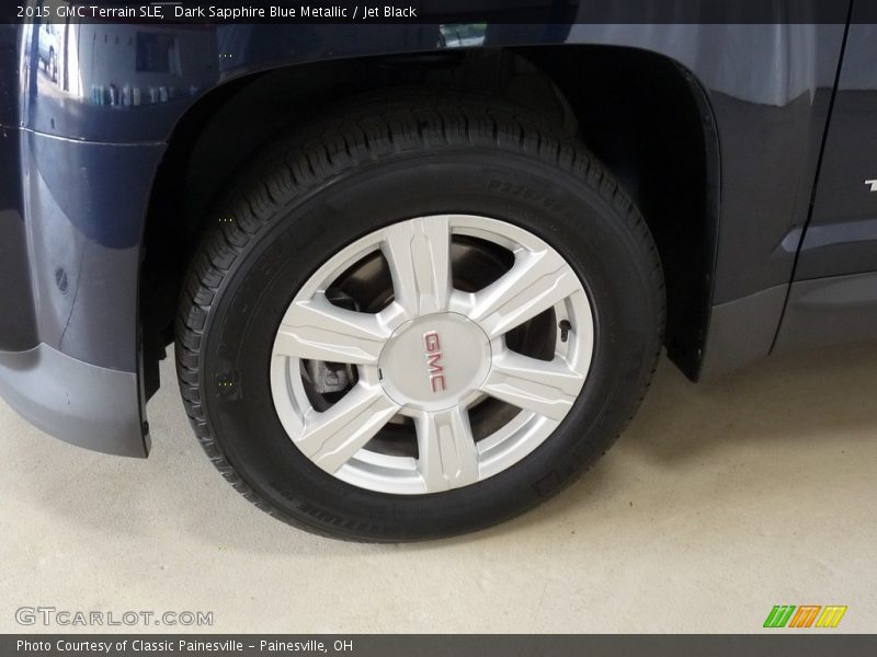 Dark Sapphire Blue Metallic / Jet Black 2015 GMC Terrain SLE