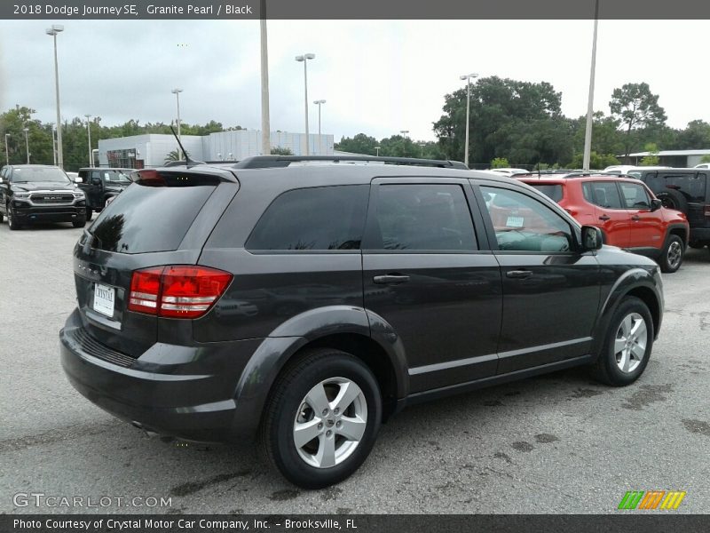 Granite Pearl / Black 2018 Dodge Journey SE