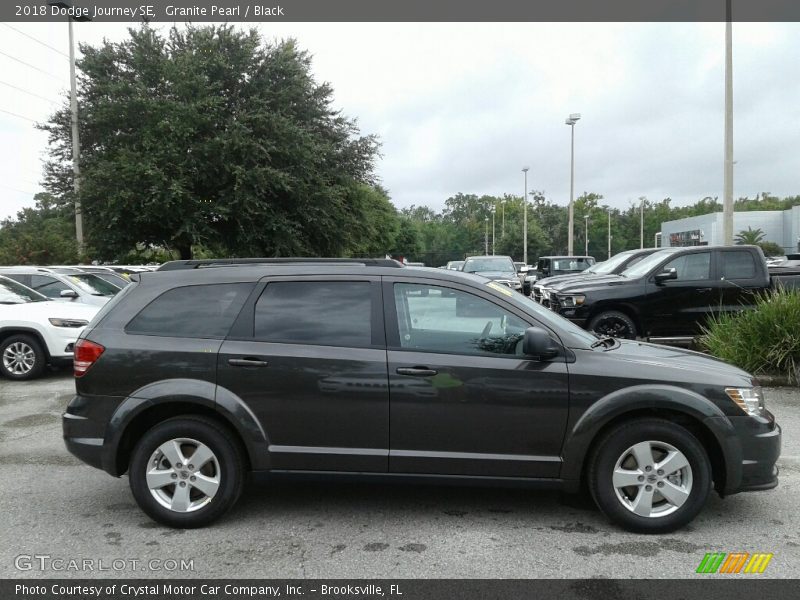 Granite Pearl / Black 2018 Dodge Journey SE