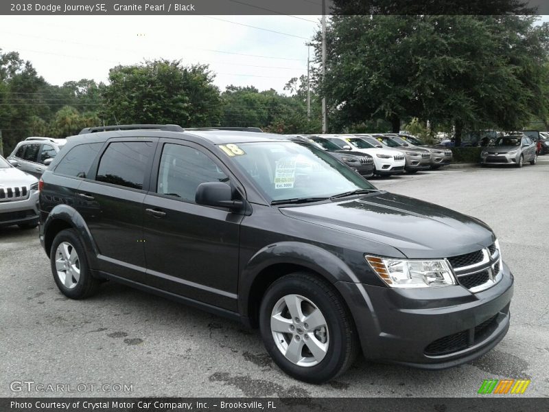 Granite Pearl / Black 2018 Dodge Journey SE