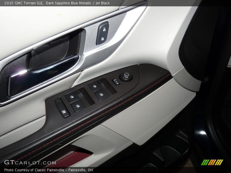 Dark Sapphire Blue Metallic / Jet Black 2015 GMC Terrain SLE