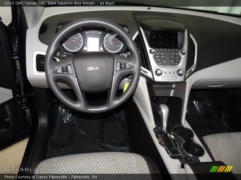 Dark Sapphire Blue Metallic / Jet Black 2015 GMC Terrain SLE
